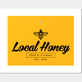 Local Honey Bee Design by Blood & Firewater Posters and Art